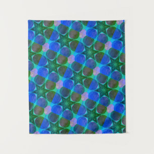 Tapete De Parede MODERNO Mandala COR VERDE - TAPESTRA AZUL