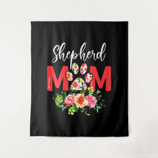 Tapete De Parede Mom Cute German Shepherd
