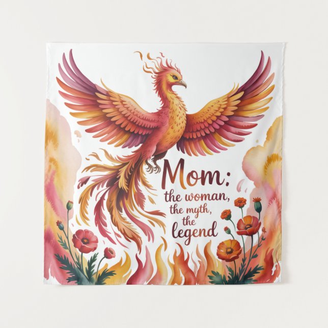 Tapete De Parede Mom: The Woman, The Myth, The Legend (Frente)