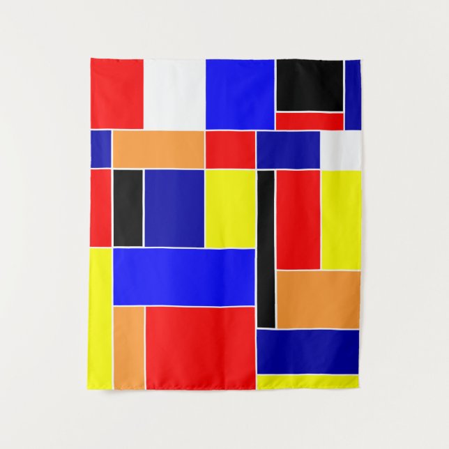 Tapete De Parede Mondrian #48 Médio (Frente)