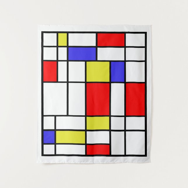 Tapete De Parede Mondrian #58 Médio (Frente)