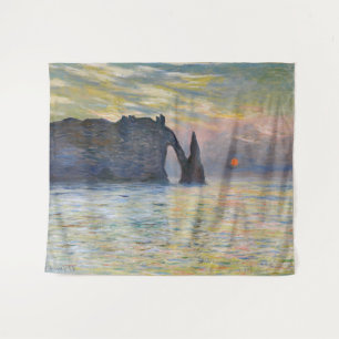 Tapete De Parede Monet - Manneport, Cliff em Etretat, Sunset