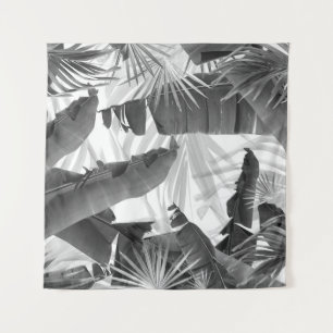 Tapete De Parede Monocromo Palm Banana Deixa a Felicidade 1 #tropic