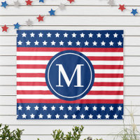 Monograma de Estrelas e Listras Americanas
