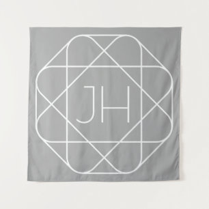 Tapete De Parede Monograma Legal, Estilo de Logotipo Hip Vibe Cin