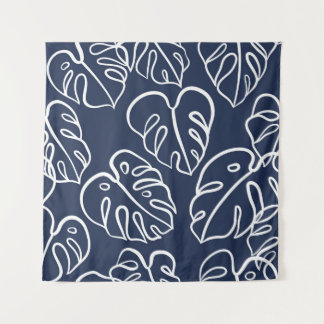 Tapete De Parede Monstera Sai: Vintage Mão Desenhada.