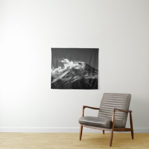 Tapete De Parede Monte Fuji em preto e branco