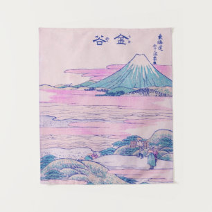 Tapete De Parede Monte Fuji Ukiyo-e japonês Vintage Art