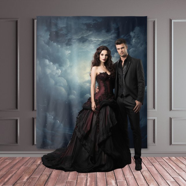 Tapete De Parede Moody Gothic Full Moon Night XLarge (Criador carregado)