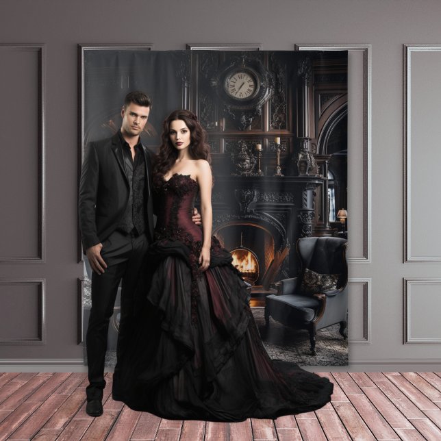 Tapete De Parede Moody Gothic Mansion Blue Stuirs XLarge (Criador carregado)