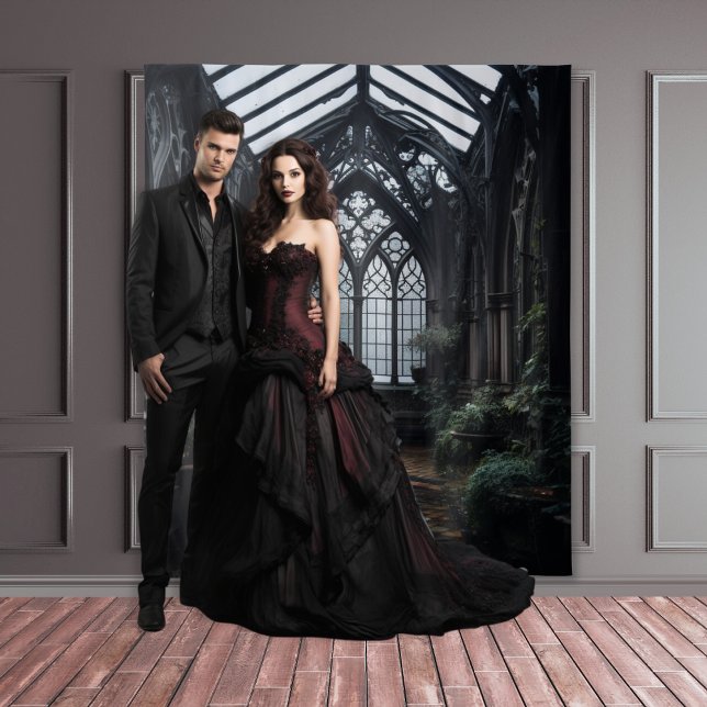 Tapete De Parede Moody Gothic Mysterious Conservatory Room XLarge (Criador carregado)
