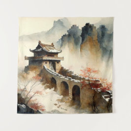 Tapete De Parede Motografia aquática chinesa: Muro do Excelente