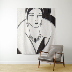 Tapete De Parede mulher art déco de 1928
