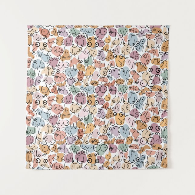 Tapete De Parede mulher divertida feminista (Frente)