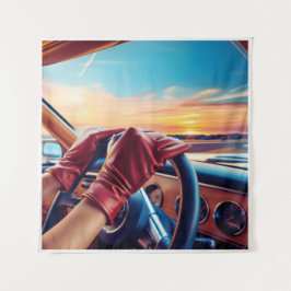 Tapete De Parede Mulheres Elegantes em carros clássicos