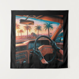 Tapete De Parede Mulheres elegantes em carros clássicos