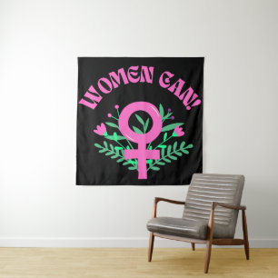 Tapete De Parede Mulheres Podem Feminista