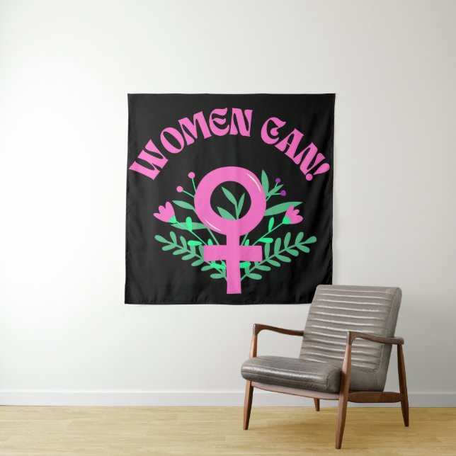 Tapete De Parede Mulheres Podem Feminista (In Situ)