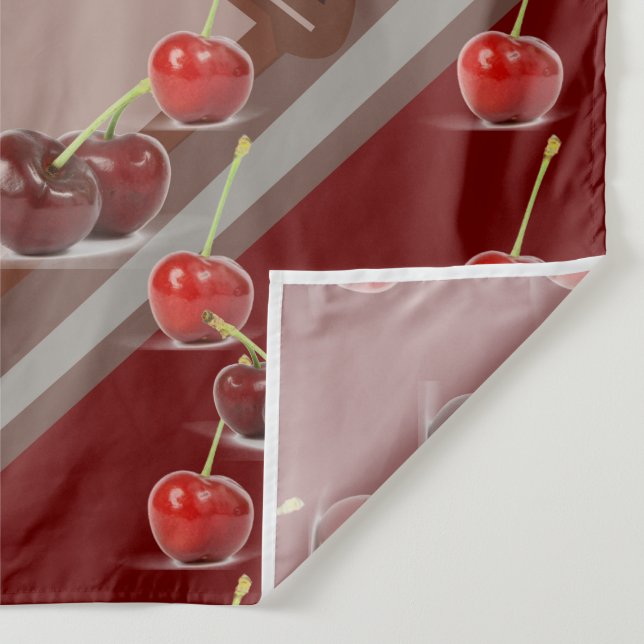 Tapete De Parede Multi-funcional 'Cerejas & Chocolate' com Vermelho (Detalhe)