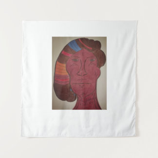 Tapete De Parede Multiracial Art Tapestry