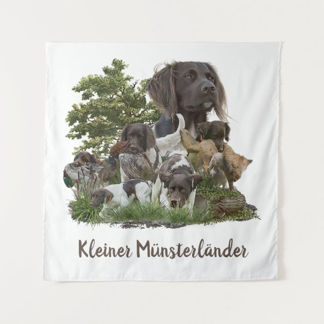 Tapete De Parede  Munsterlander , cão versátil de caça e busca (Frente)