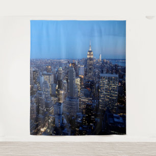 Tapete De Parede Mural de Skyline Nova Iorque Manhattan Parede