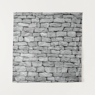 Tapete De Parede Muro de pedra cinza, fundo abstrato.
