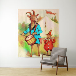 Tapete De Parede músicos de cabra grande