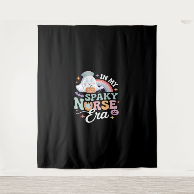 Tapete De Parede Na Minha Enfermeira Spooky Era O Truque De Hallowe (Frente)