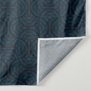 Tapete De Parede Na moda azul escuro no estilo de deco da arte.