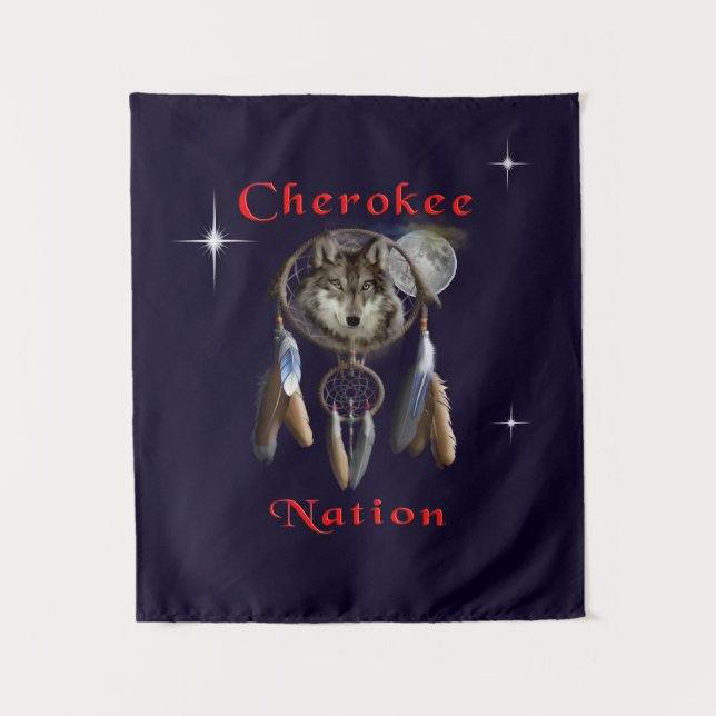 Tapete De Parede Nação Cherokee (Frente)