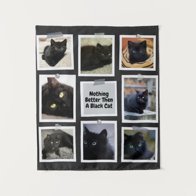 Tapete De Parede Nada Melhor Que Um Gato Negro (Frente)