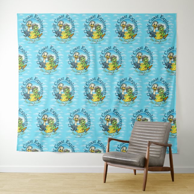 Tapete De Parede Nae Nae & Lulu Adventures Tapestry Background (In Situ (Horizontal))