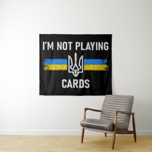 Tapete De Parede Não estou jogando cartas - palavras Zelensky 2025