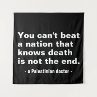 Não se pode vencer uma nação que é palestina.