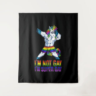 Tapete De Parede Não sou Gay, sou Super Gay
