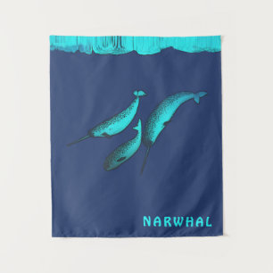 Tapete De Parede Narwhal Sob O Gelo