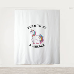 Tapete De Parede Nascer de ser um Unicórnio T-Shirt_ Vintage Cute L