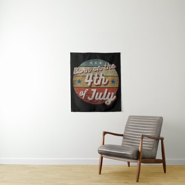 TAPETE DE PAREDE NASCIDO EM 4 DE JULHO  (In Situ)