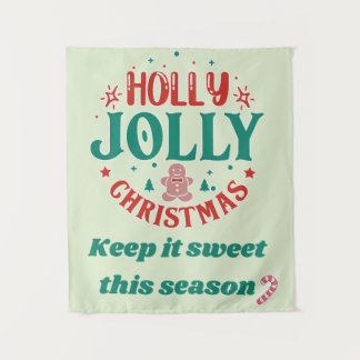 Tapete De Parede Natal Alegre Holly Jolly Homemem de Biscoito de Ge