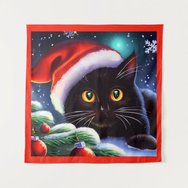 Tapete De Parede Natal Cat 1 (Frente)