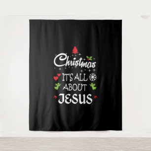 Tapete De Parede Natal cristão - É tudo sobre Jesus T-Shirt