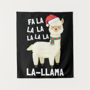 Tapete De Parede Natal Fa La Llama Essential