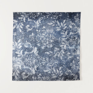 Tapete De Parede Negação Floral Desbotada: Fundo Texturizado Grunge