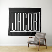 Negrito e Moderno Seu Nome ou Palavra | Branco A P