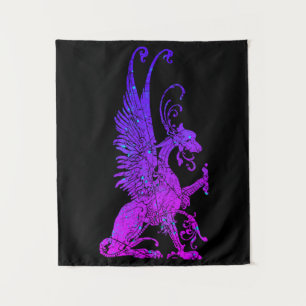 Tapete De Parede Neon Basilisk Monster Symbol Dragon Beast