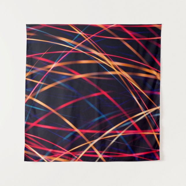 Tapete De Parede Neon ilumina textura com longa exposição.abstrato, (Frente)