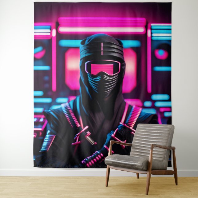Tapete De Parede neon ninja (In Situ)