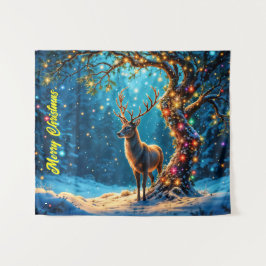 Tapete De Parede Neve de Natal brilho brilhante colorido