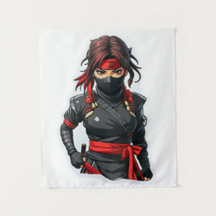 Tapete De Parede Ninja Girl